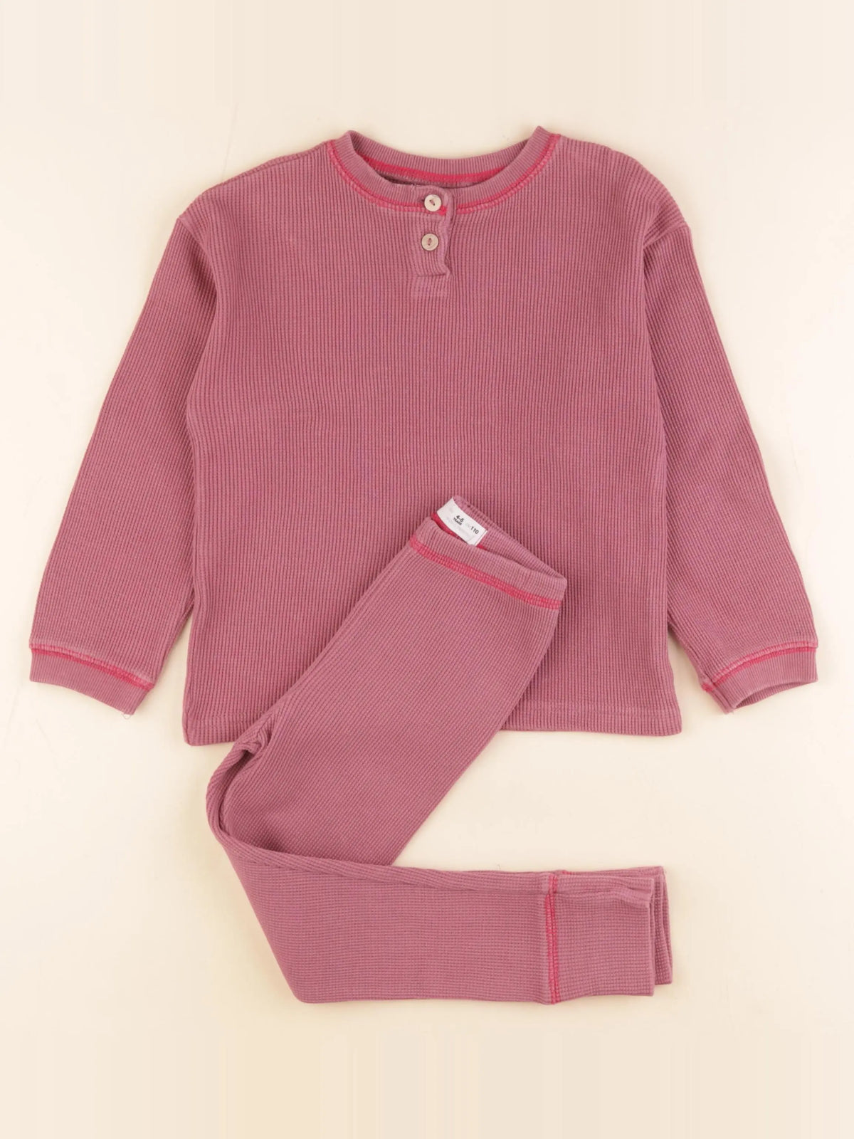 Zara - pyjama coton rose - 4/5 ans