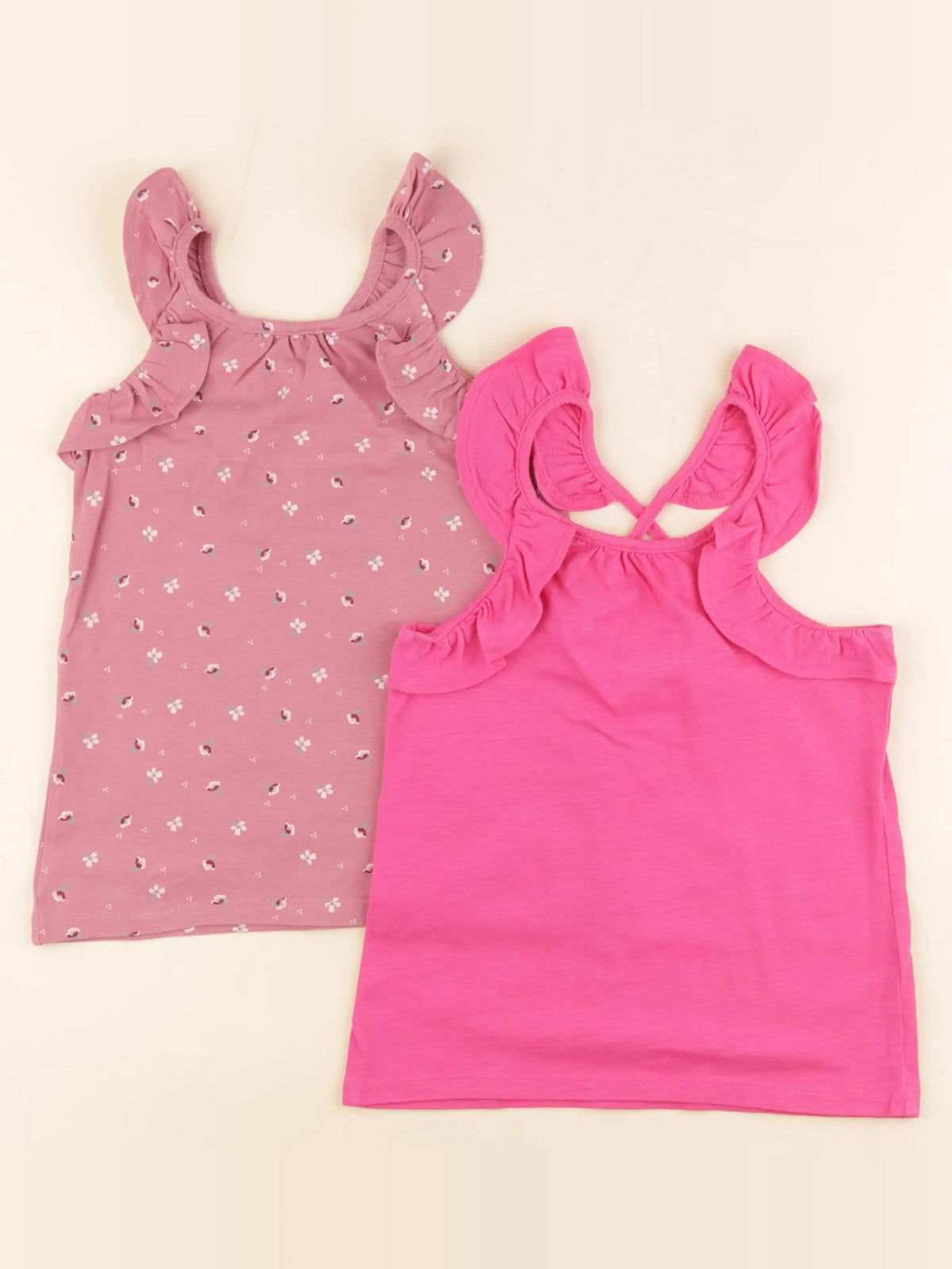 Tape à l'oeil - lot de 2 tee-shirts rose - 6 ans