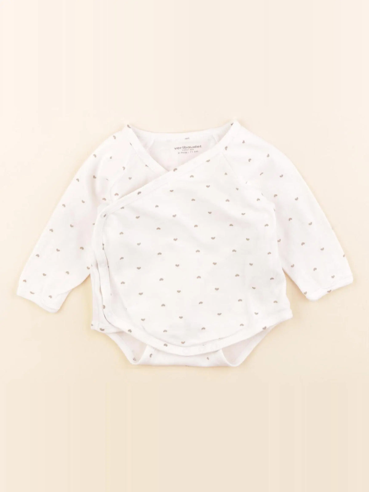 Vertbaudet - body blanc - 9 mois