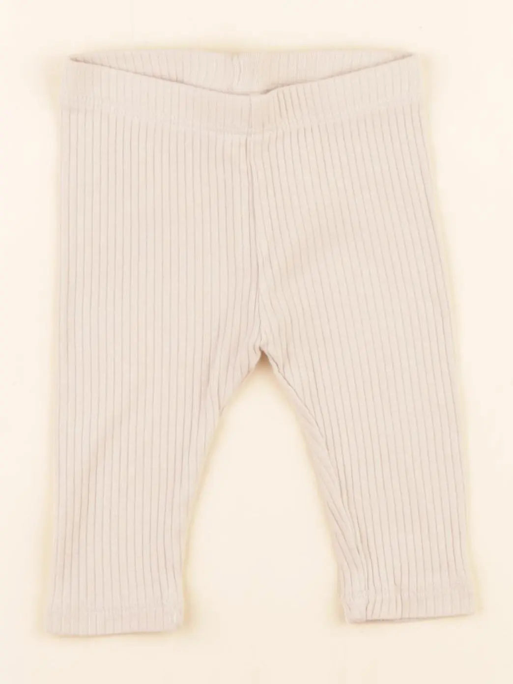 H&M - legging beige - 3 mois