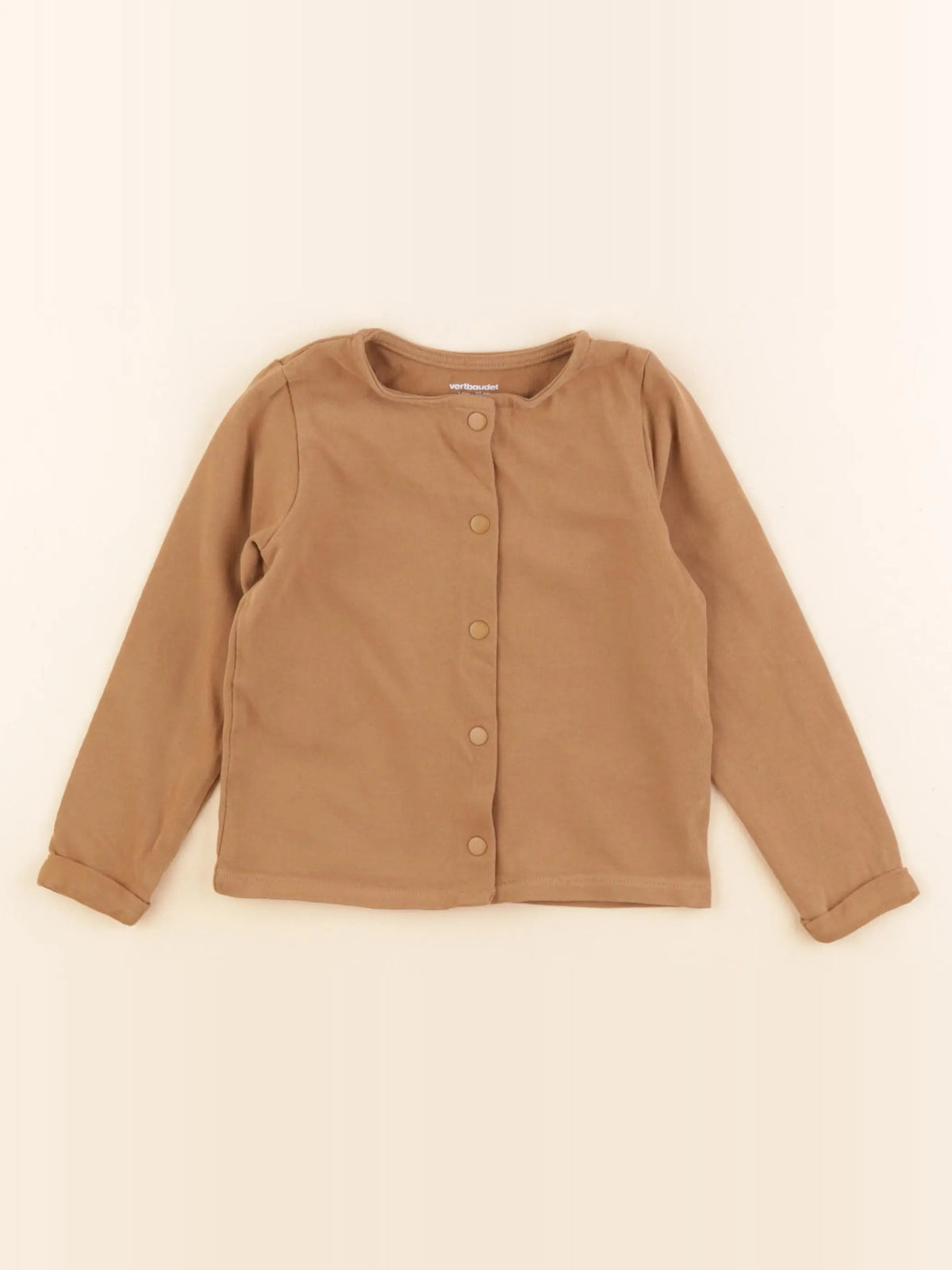 Vertbaudet - sweat marron - 3 ans