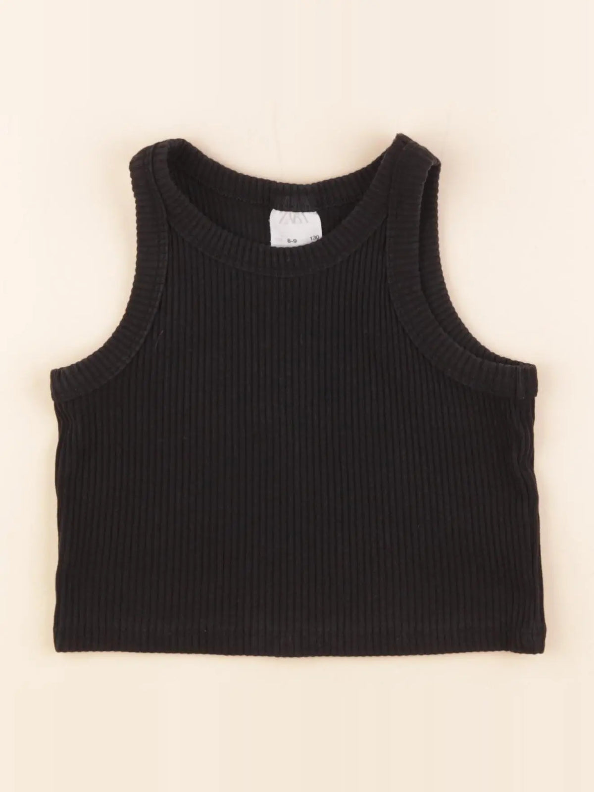 Zara - débardeur noir - 8/9 ans