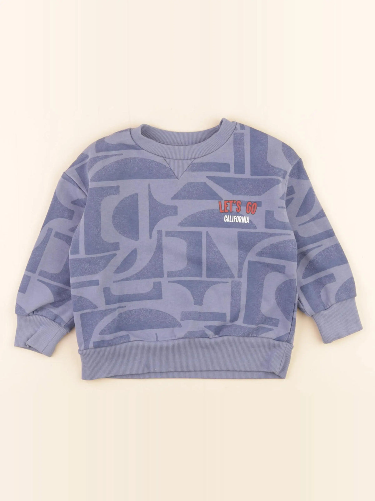 Vertbaudet - sweat bleu - 3 ans