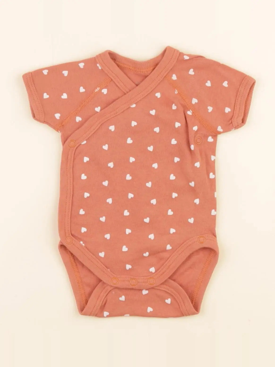 Petit Bateau - body rose - 0 mois