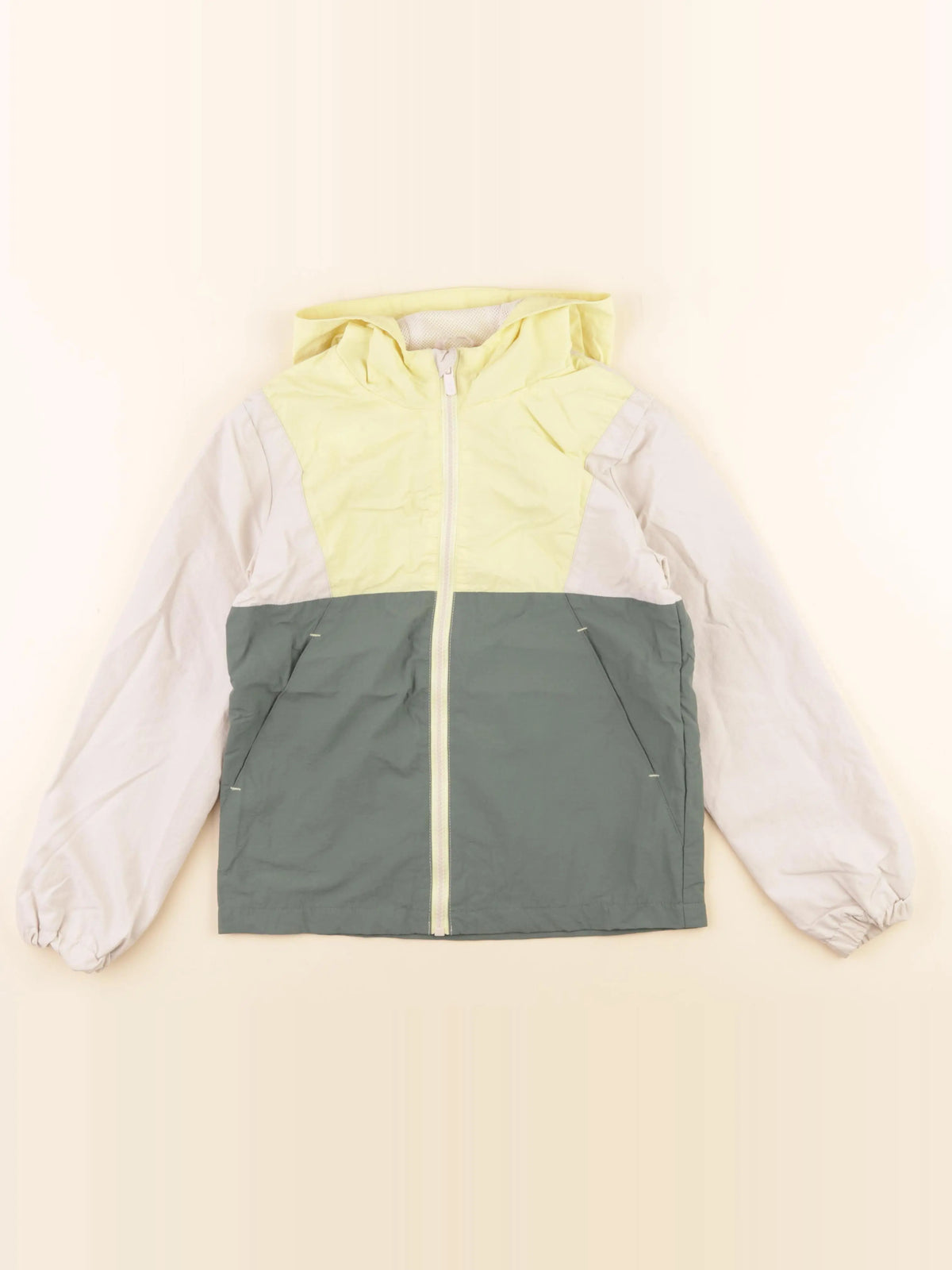 Vertbaudet - coupe-vent jaune, vert - 8 ans