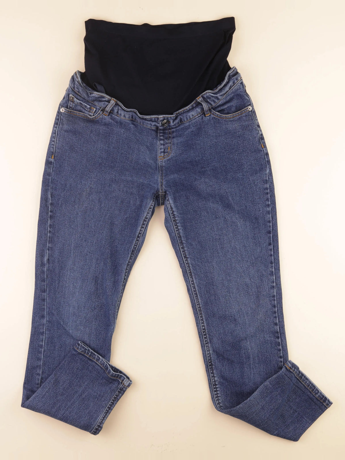 Envie de fraise - jean grossesse bleu - 40