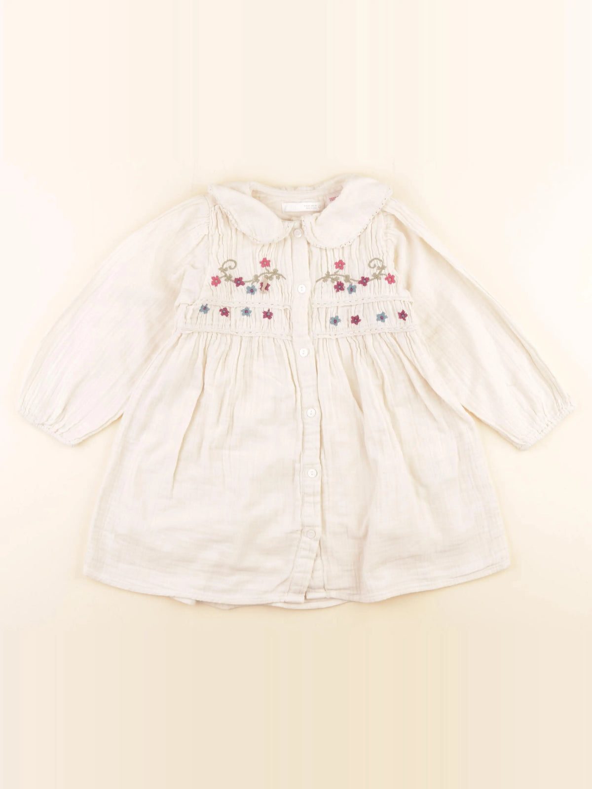 Zara - robe beige - 4 ans