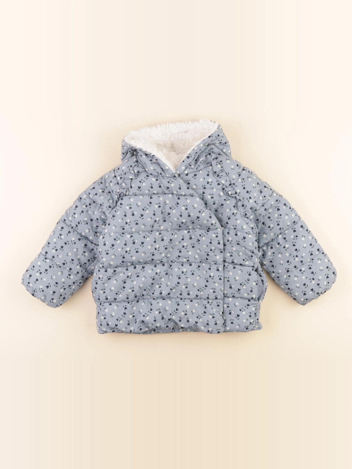 Vertbaudet - doudoune bleu - 3 ans