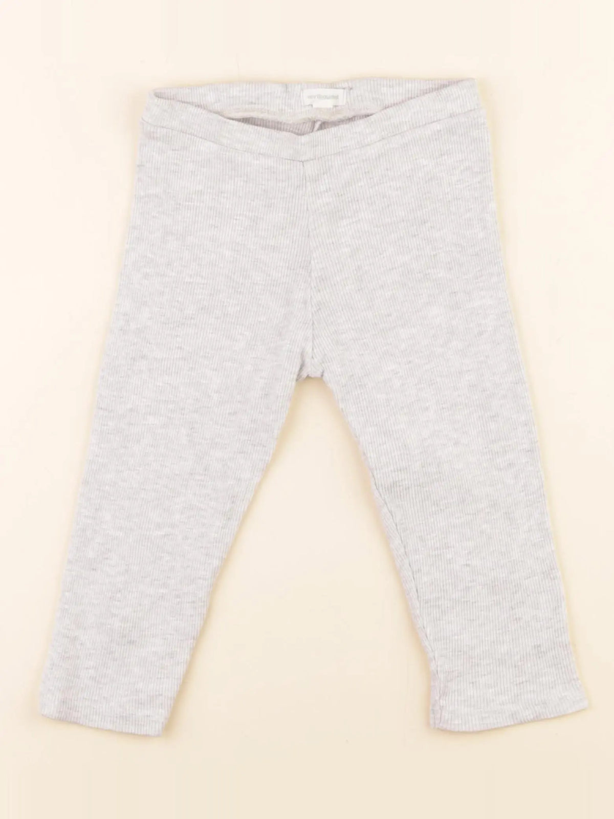 Vertbaudet - legging gris - 24 mois