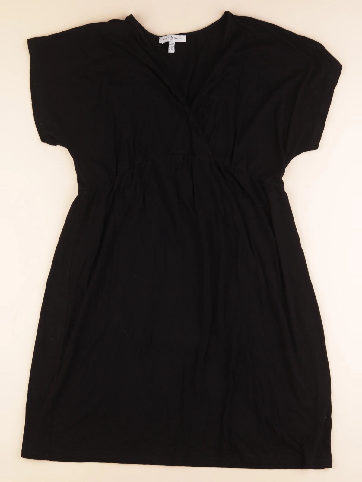 Envie de fraise - robe allaitement, grossesse noir - 42 à 44