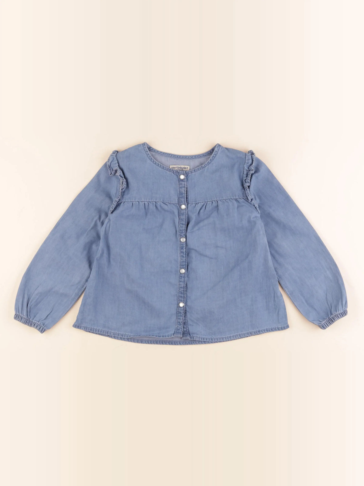 Vertbaudet - blouse bleu - 5 ans
