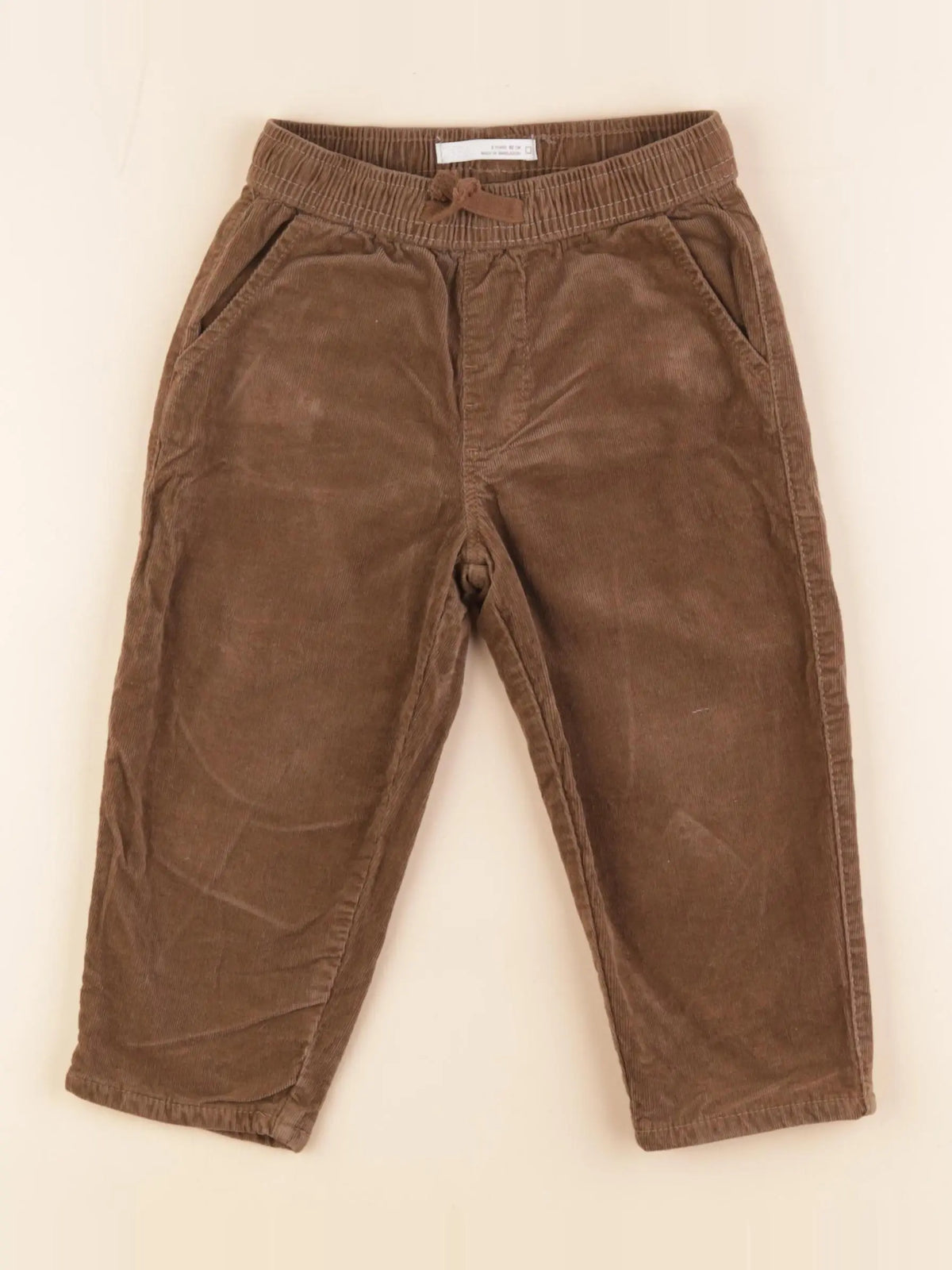 Zara - pantalon doublé marron - 2 ans