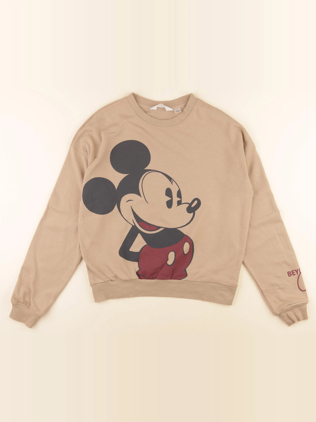 H&M - sweat beige - 14/16 ans