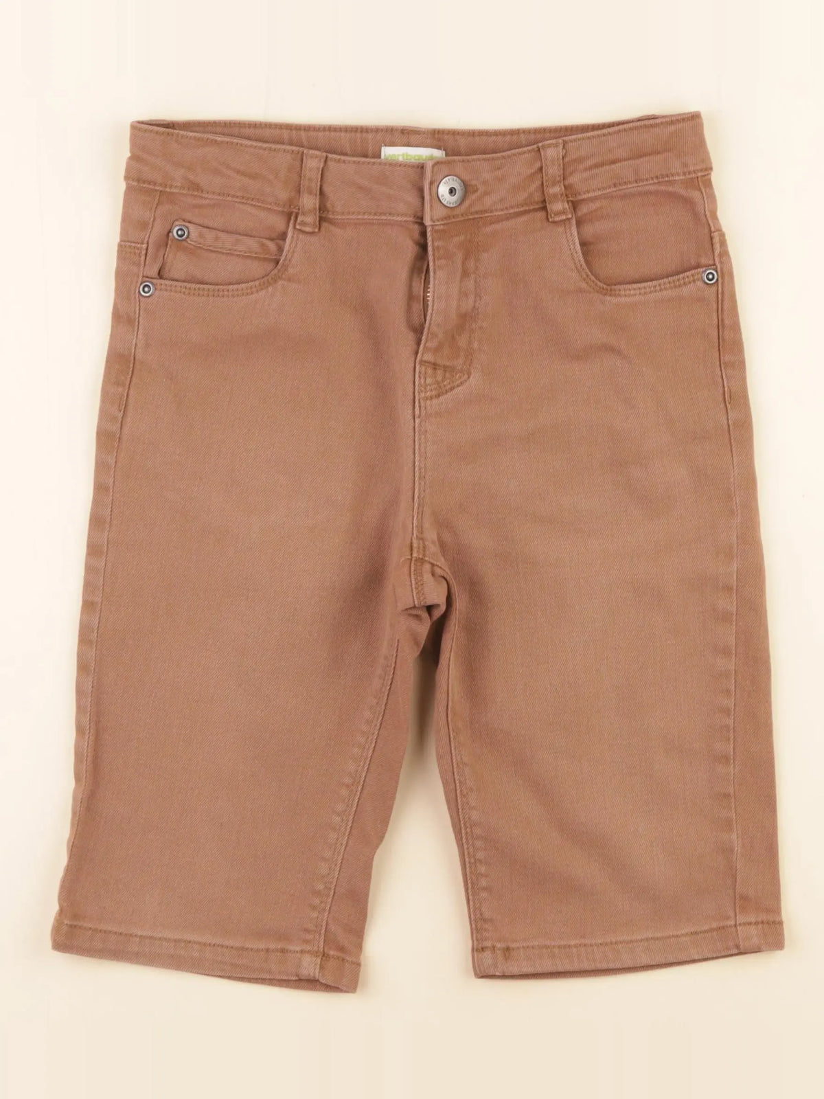 Vertbaudet - short marron - 9 ans
