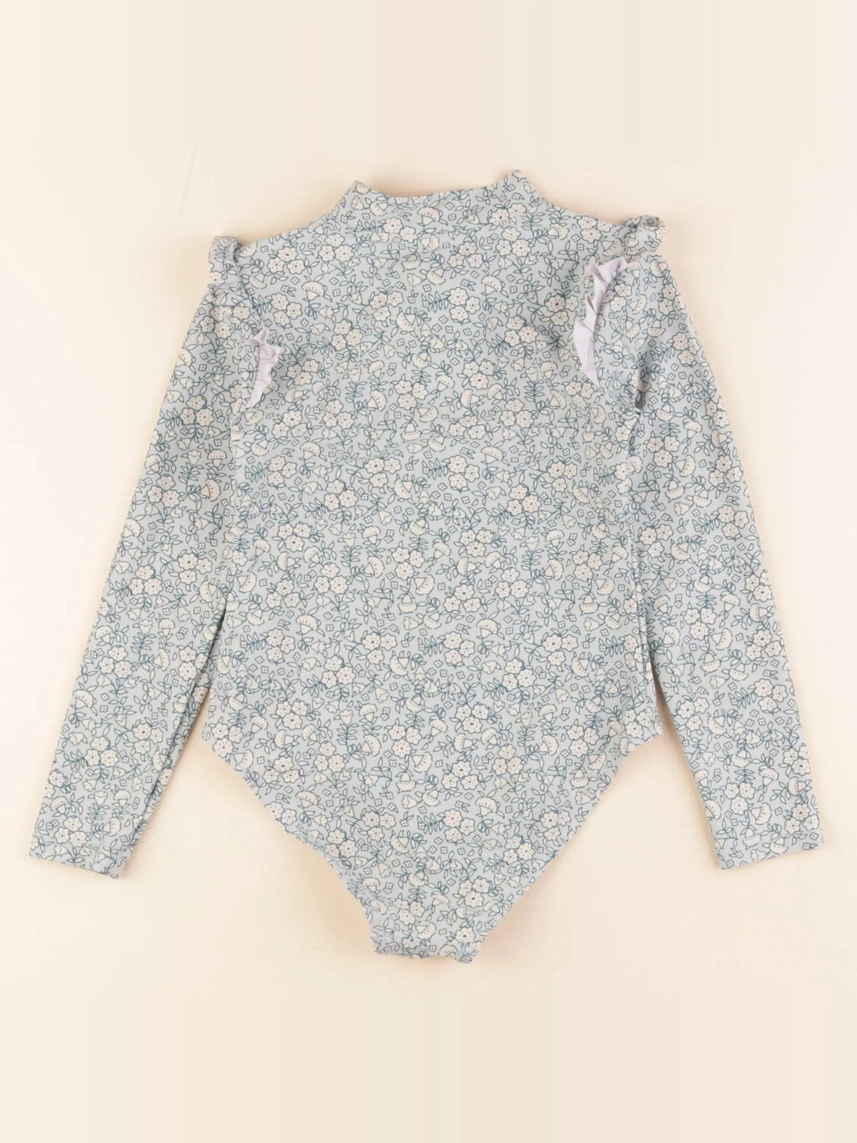 Vertbaudet - maillot de bain vert - 4 ans