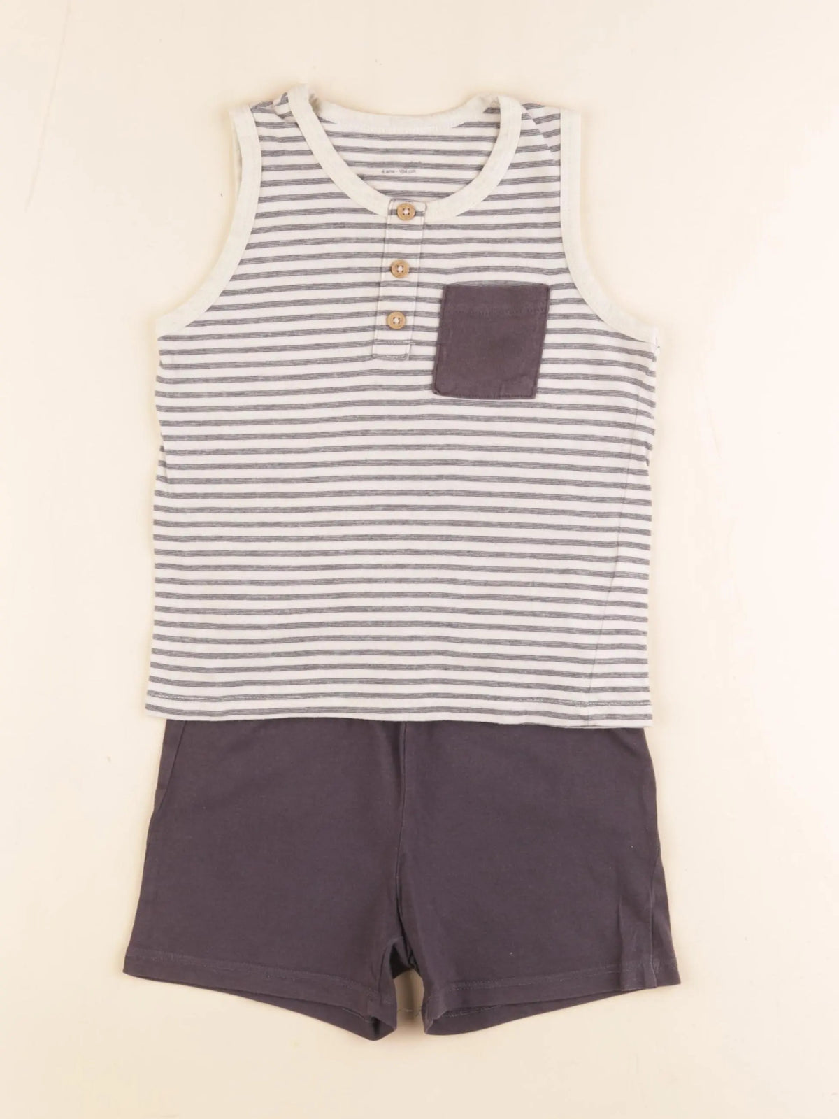 Vertbaudet - pyjama coton multicolore - 4 ans