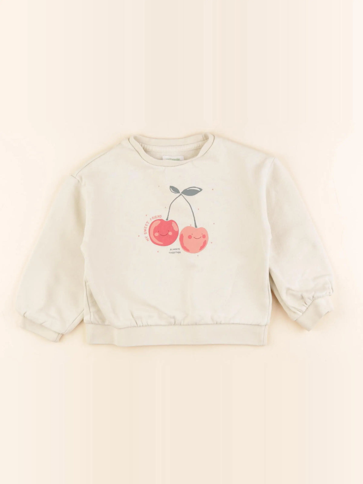 Vertbaudet - sweat jaune - 4 ans