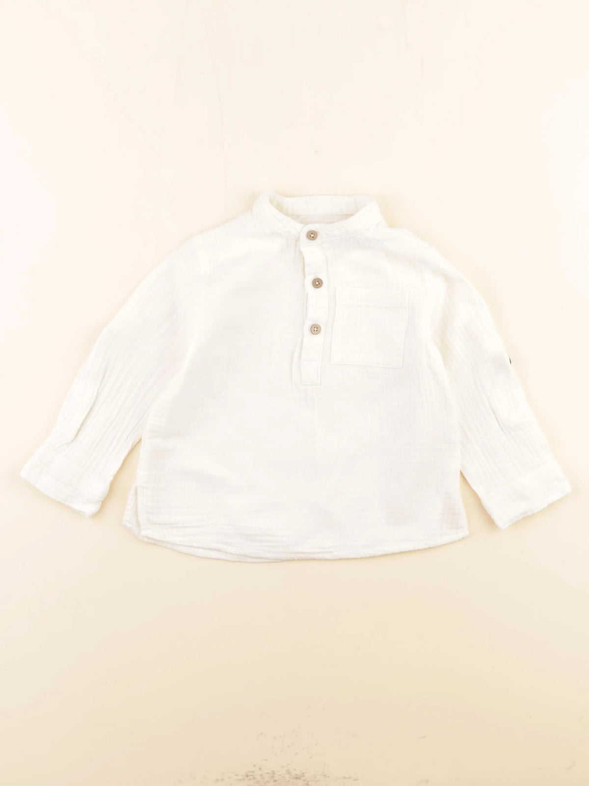 Vertbaudet - chemise blanc - 3 ans
