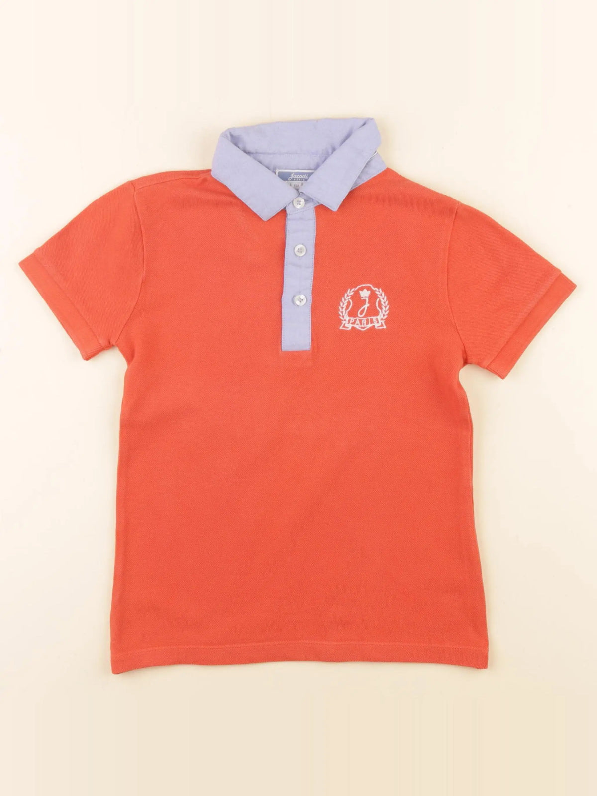 Jacadi - polo orange - 6 ans