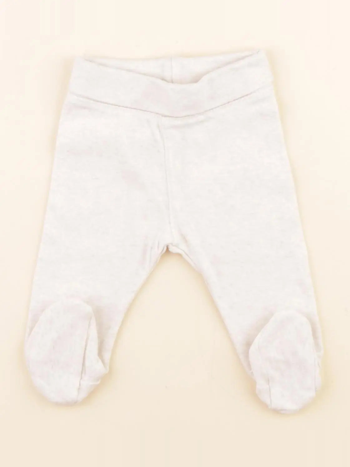 H&M - legging beige - 0/1 mois