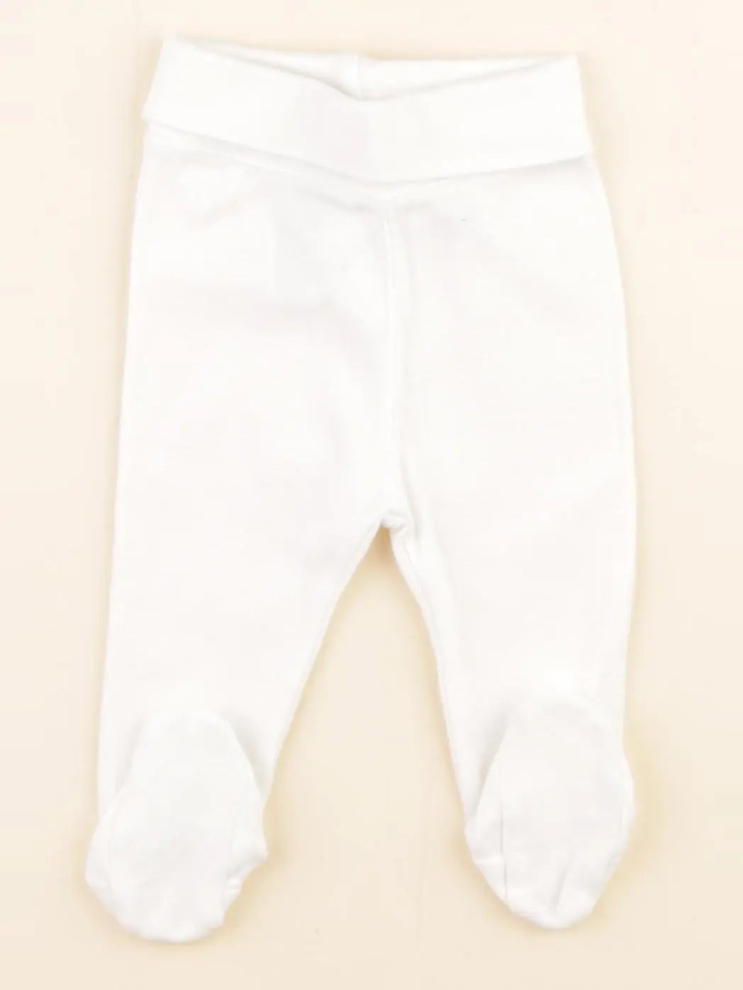 H&M - legging blanc - 0/1 mois