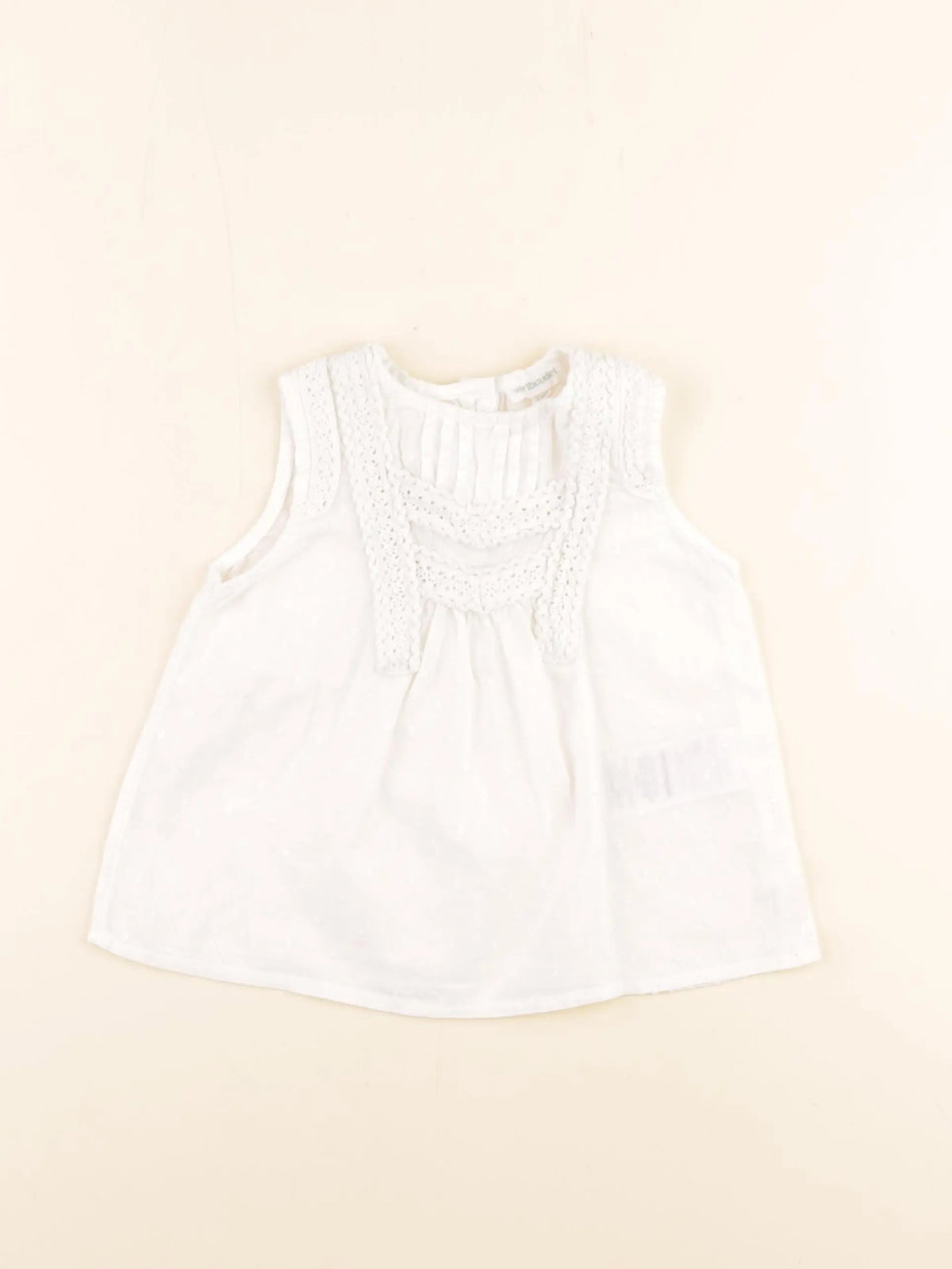 Vertbaudet - blouse blanc - 3 ans