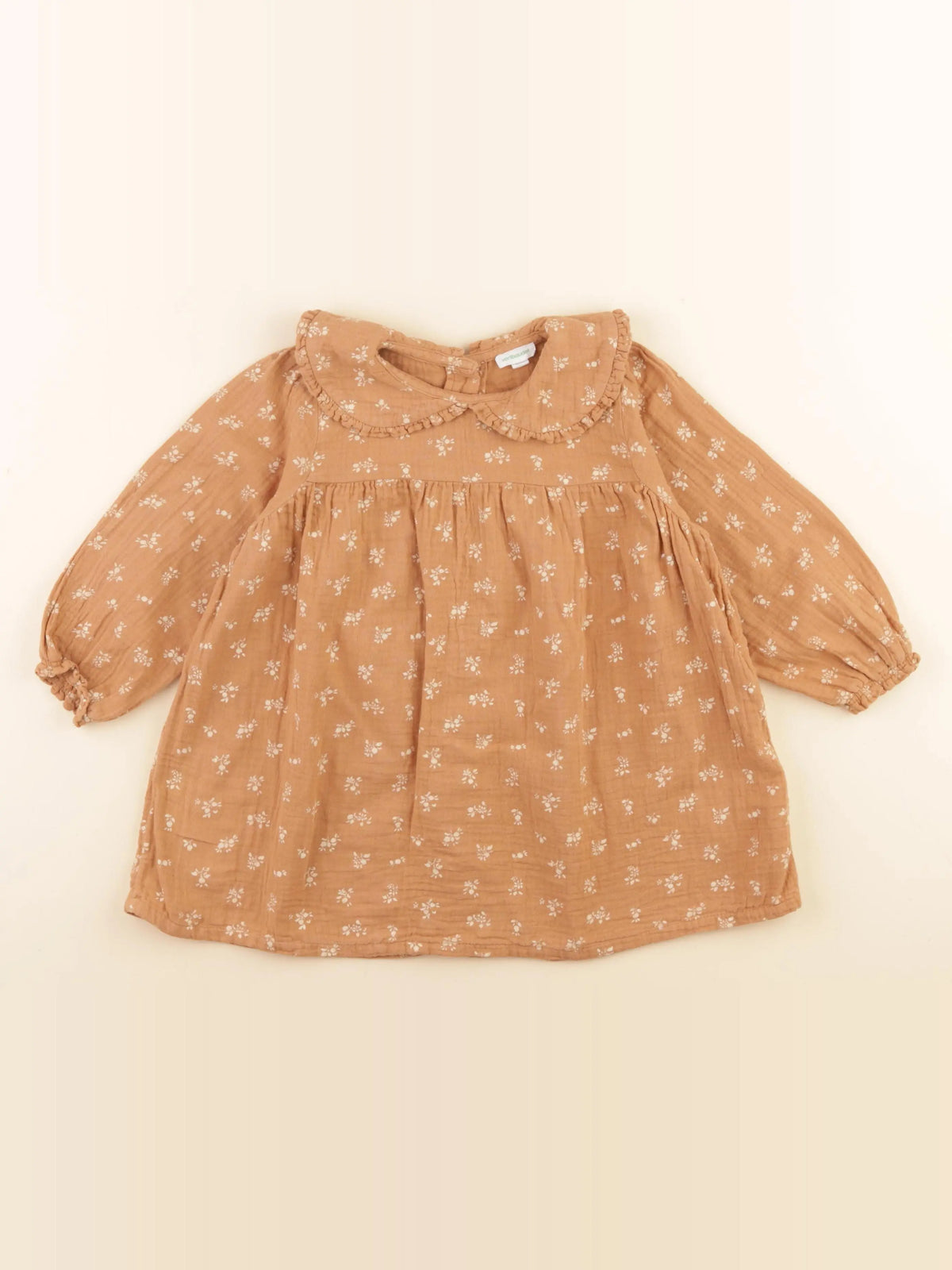 Vertbaudet - robe marron - 3 ans