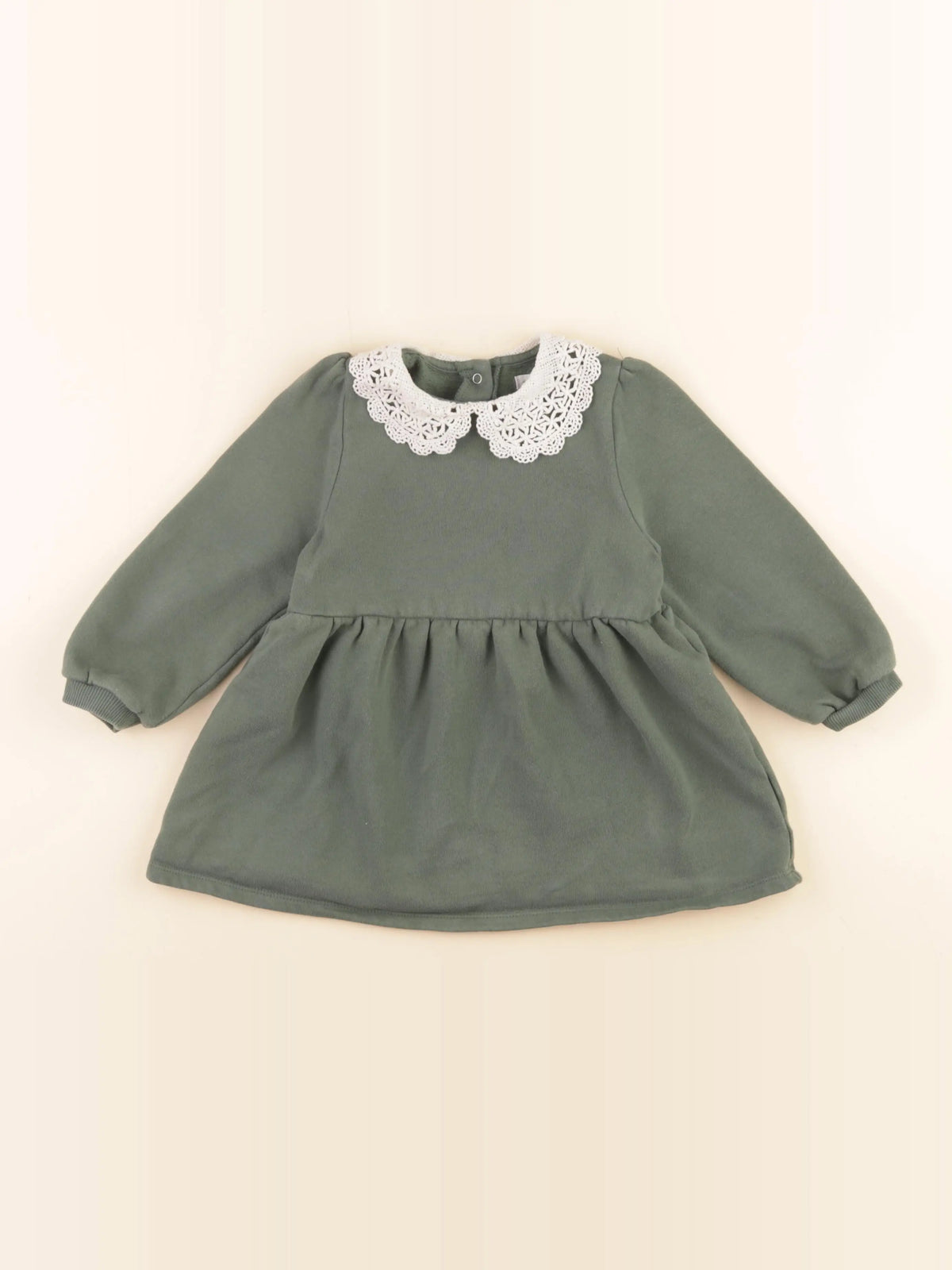 Vertbaudet - robe vert - 36 mois