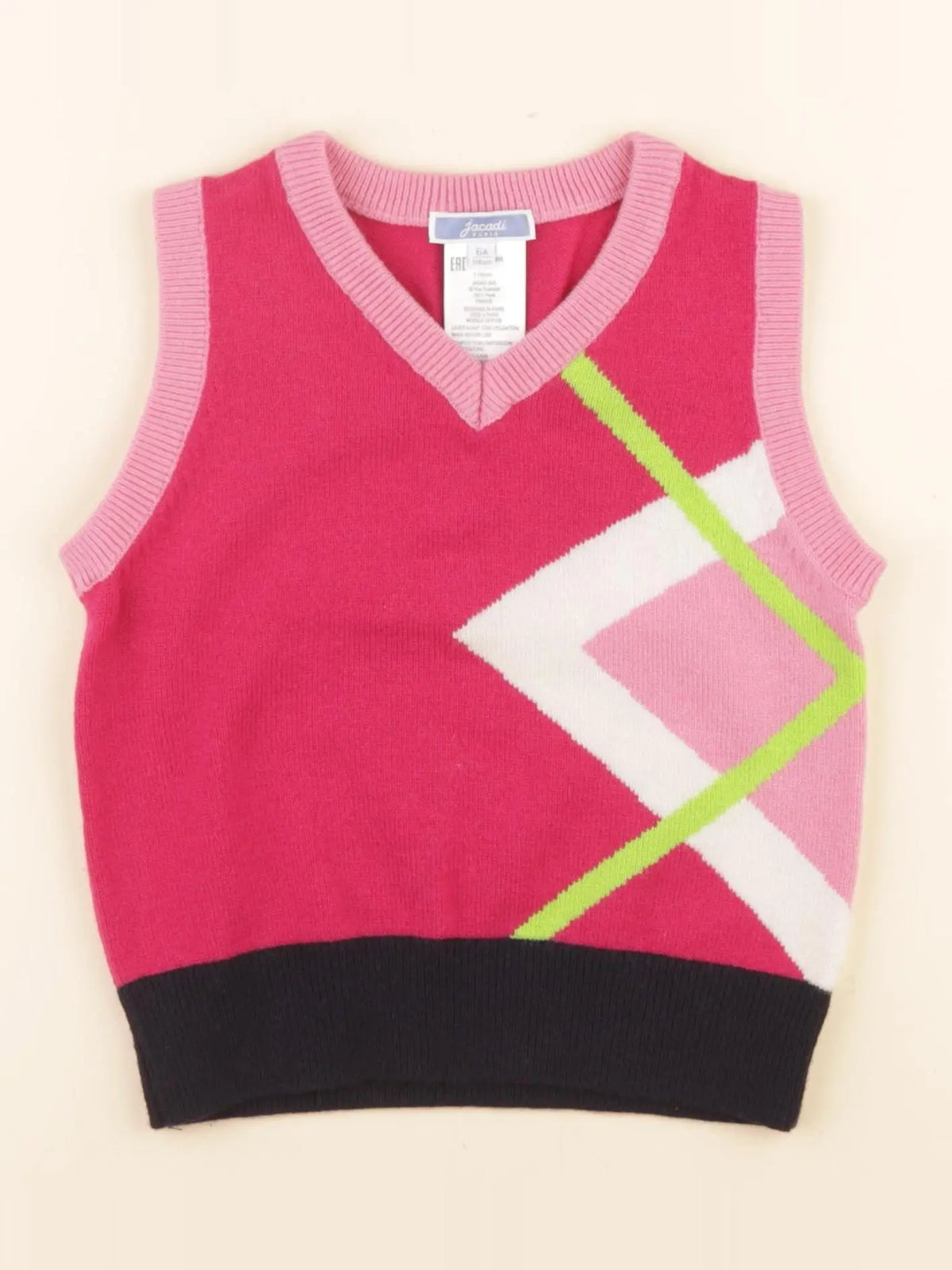 Jacadi - pull rose - 6 ans
