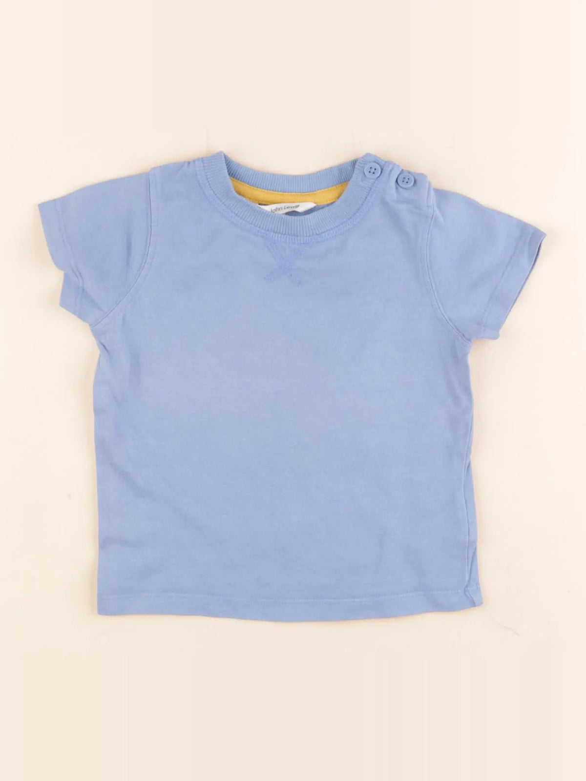 John Lewis - tee-shirt bleu - 6/9 mois