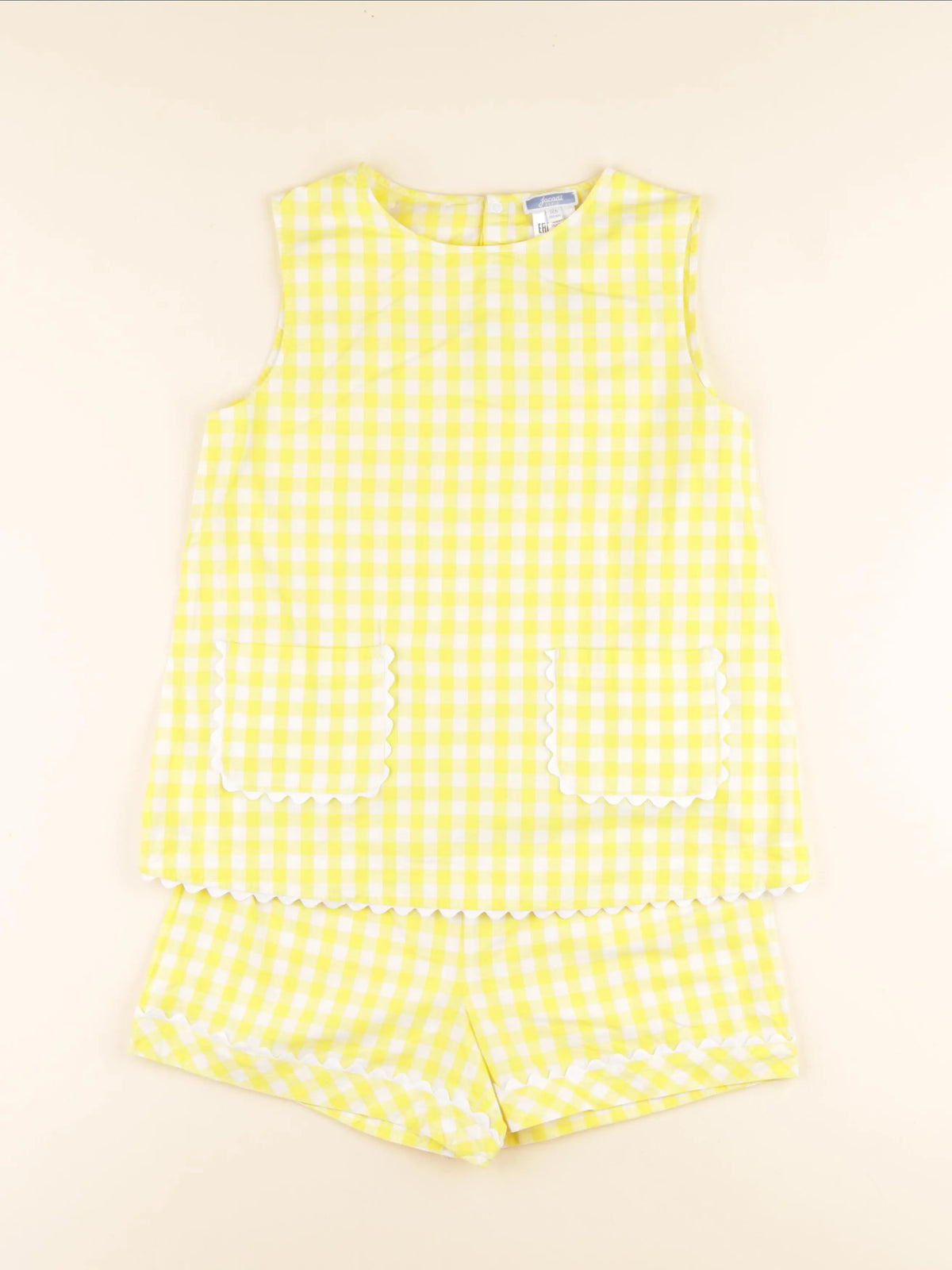Jacadi - pyjama coton jaune - 12 ans