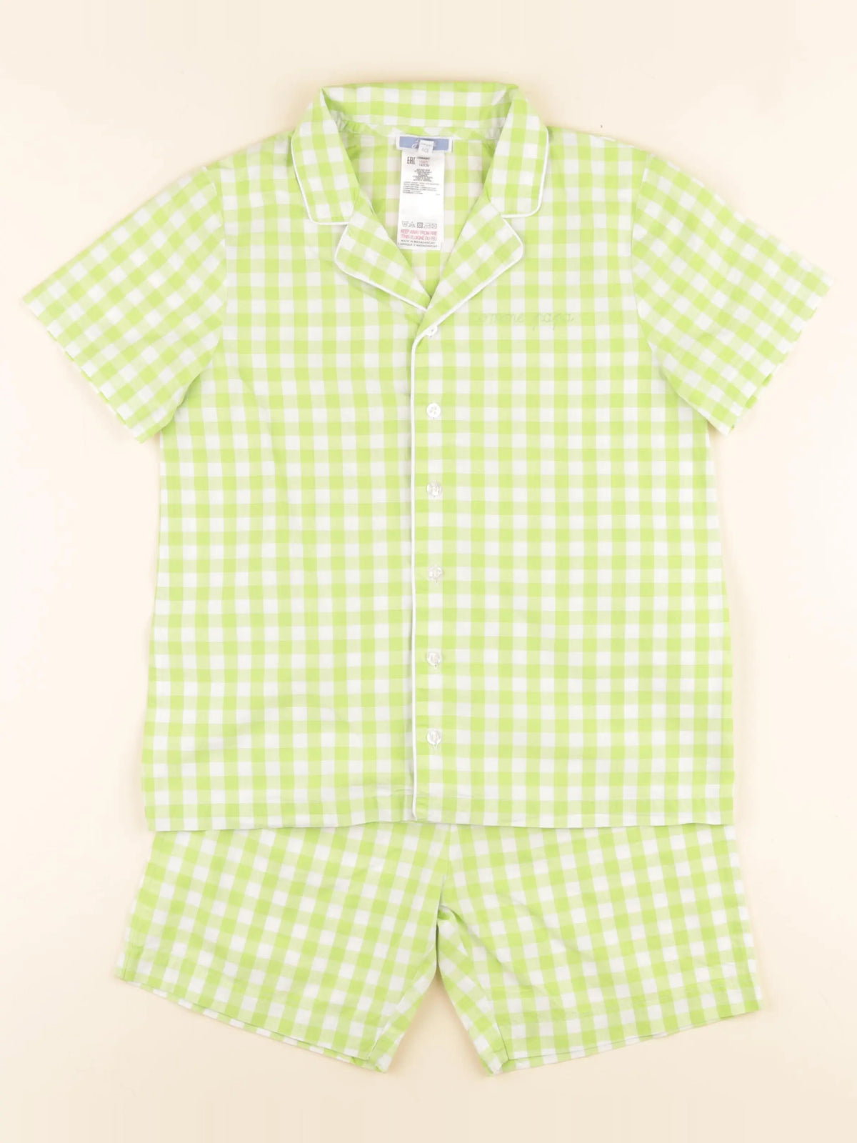 Jacadi - pyjama coton vert - 10 ans