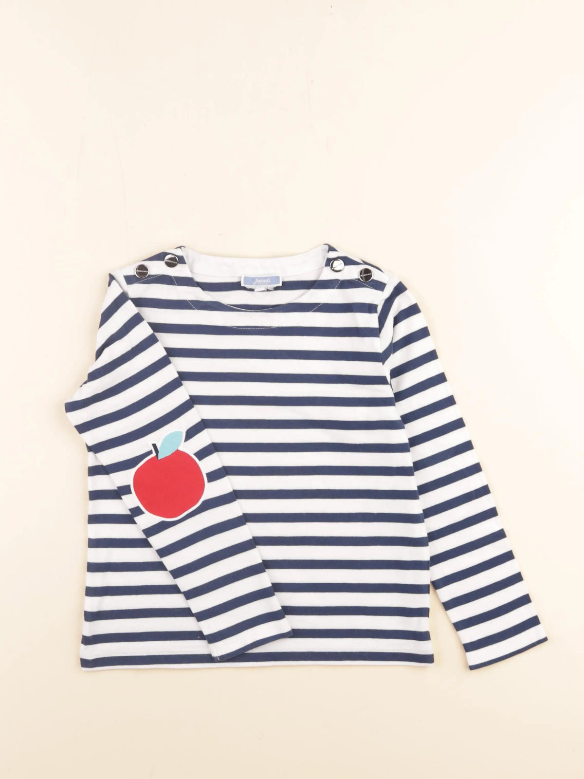 Jacadi - tee-shirt bleu, blanc - 6 ans