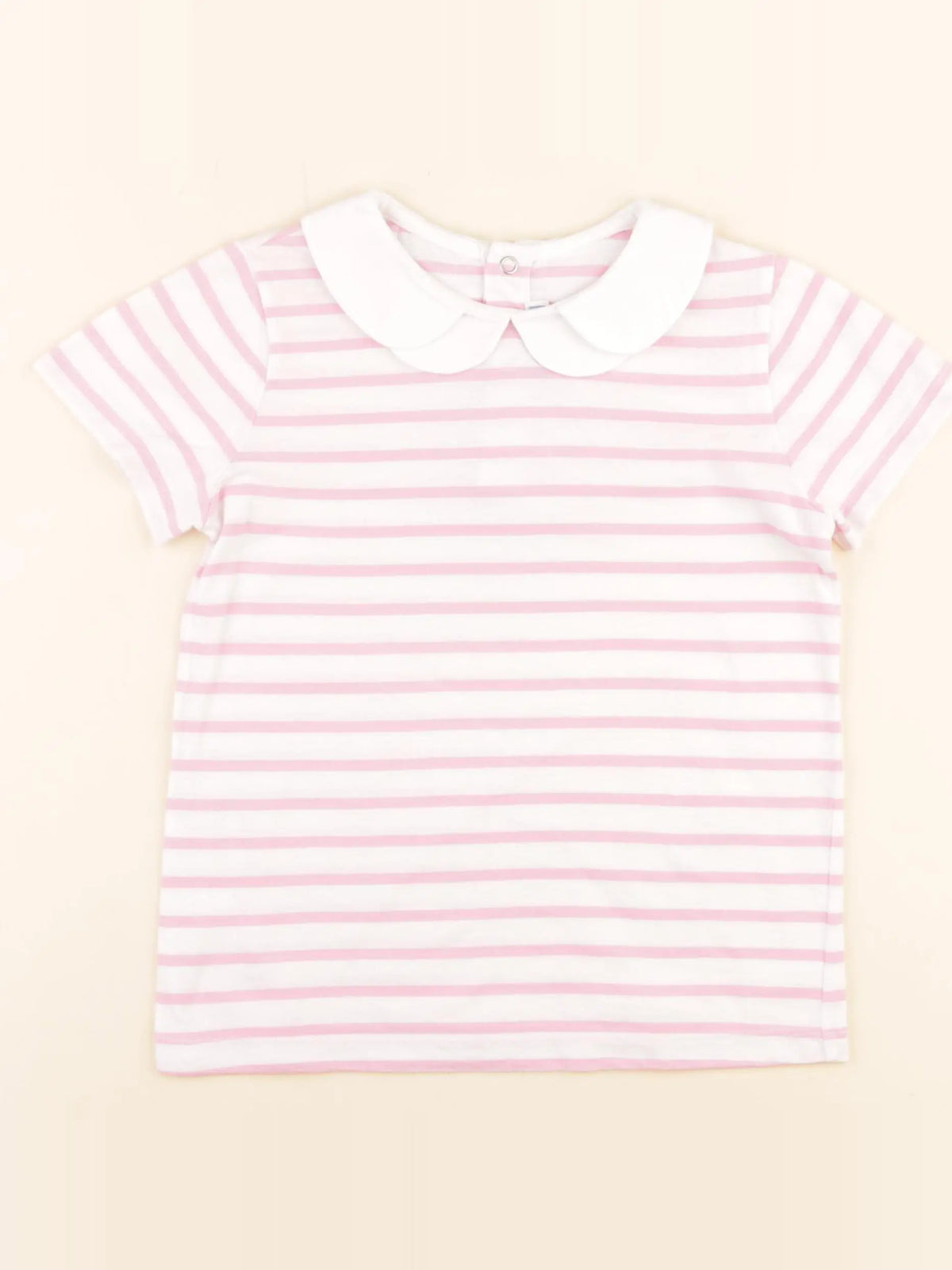 Jacadi - tee-shirt blanc, rose - 6 ans