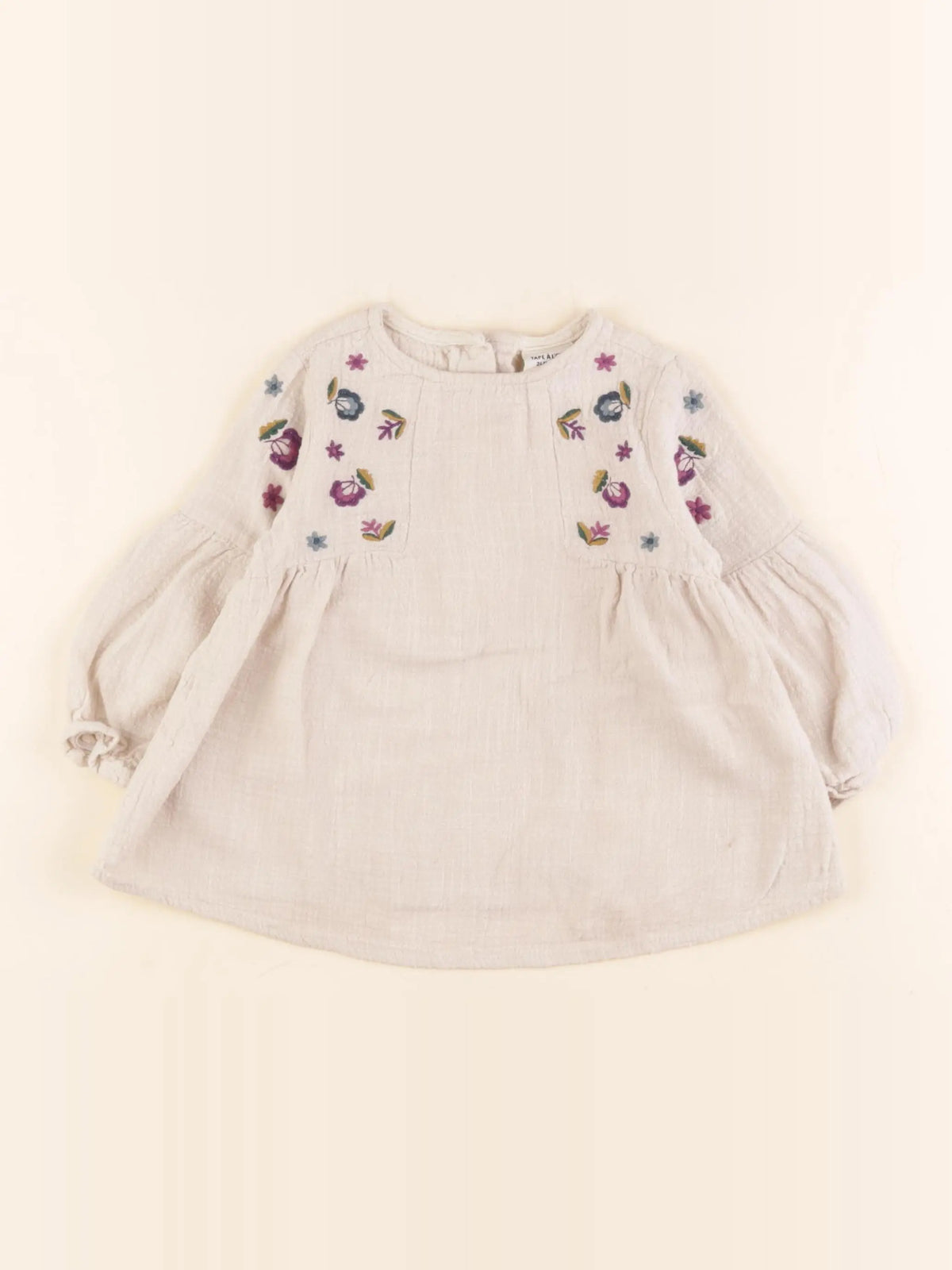 Tape à l'oeil - blouse marron - 24 mois