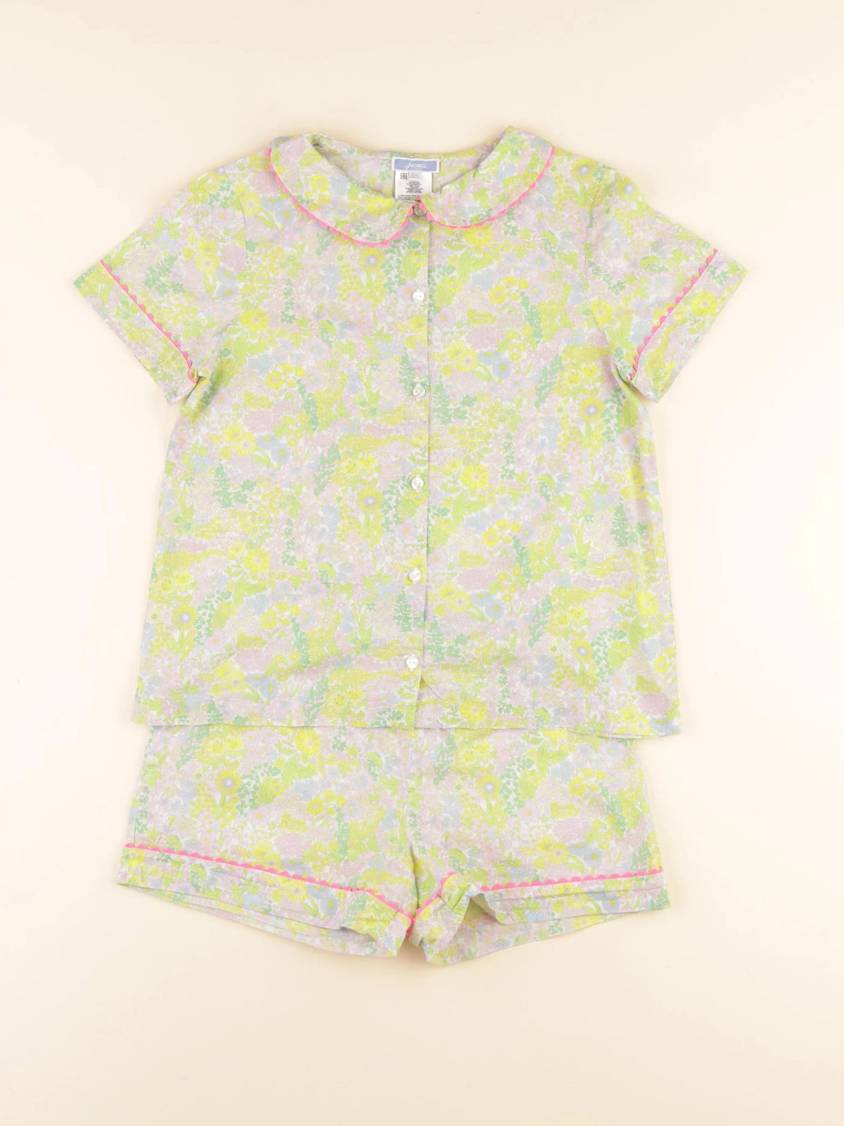 Jacadi - pyjama liberty coton multicolore - 10 ans