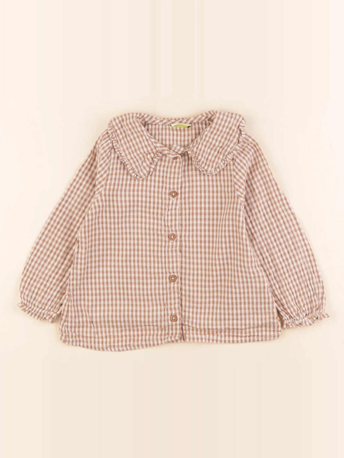 Tape à l'oeil - blouse marron - 24 mois