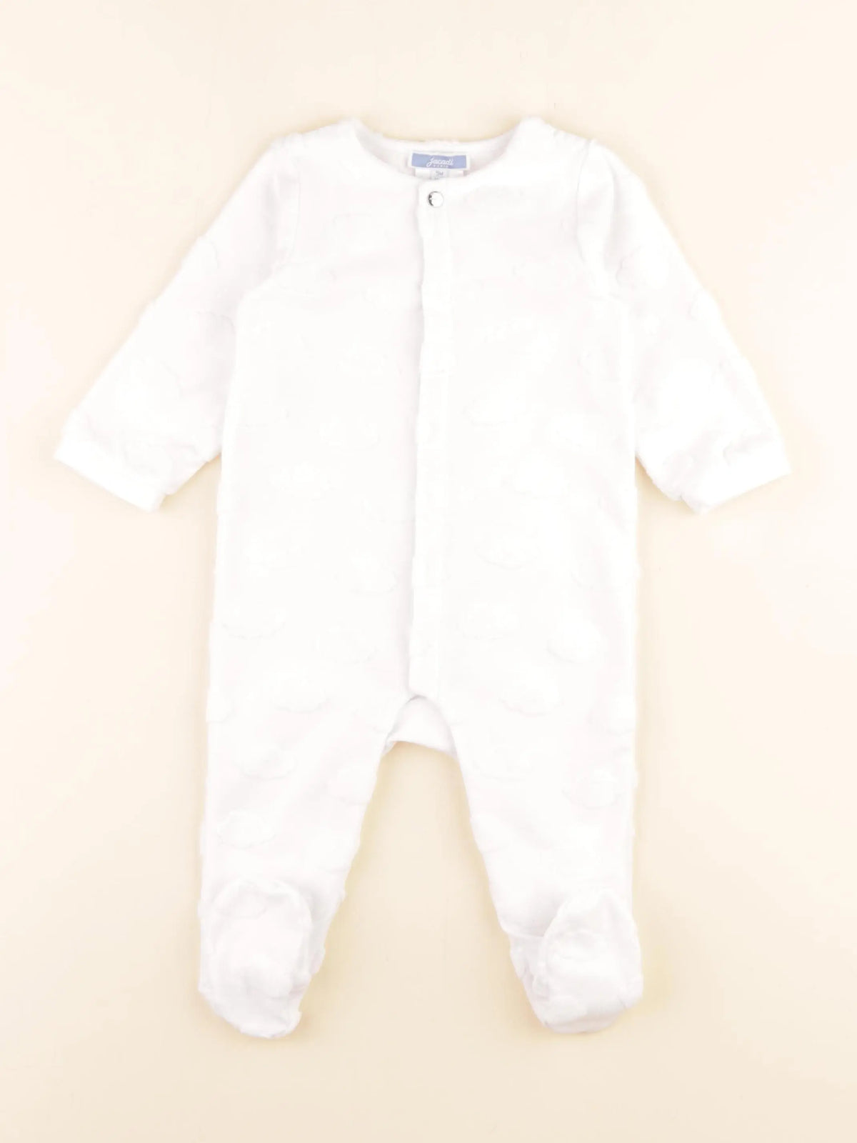 Jacadi - pyjama coton blanc - 9 mois