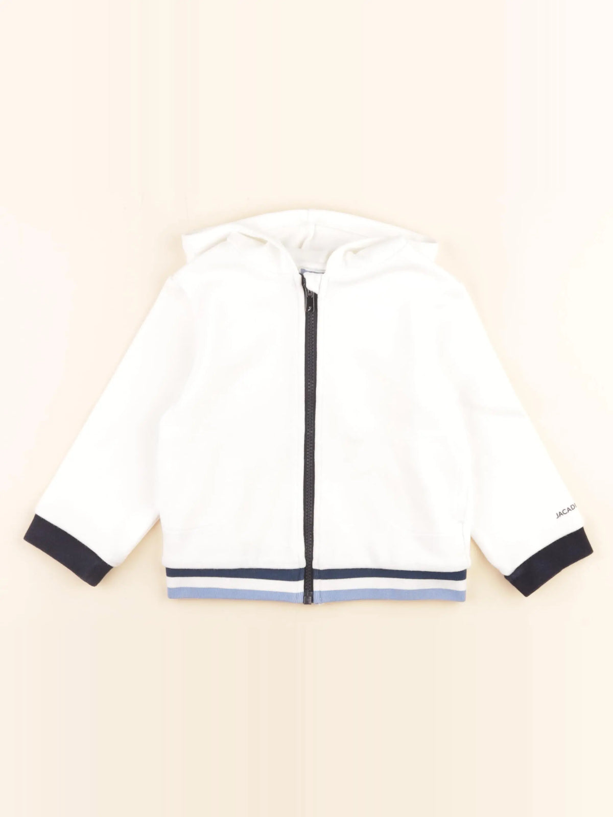 Jacadi - sweat blanc - 36 mois