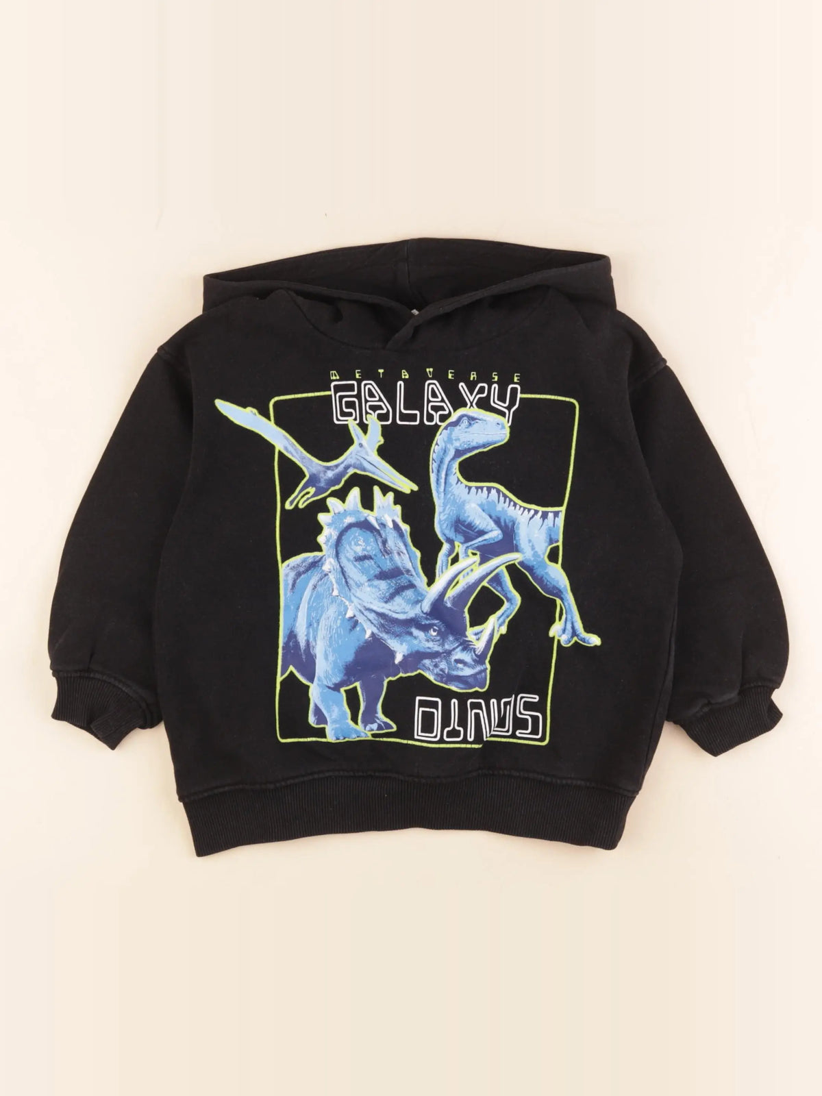 H&M - sweat noir - 2/4 ans
