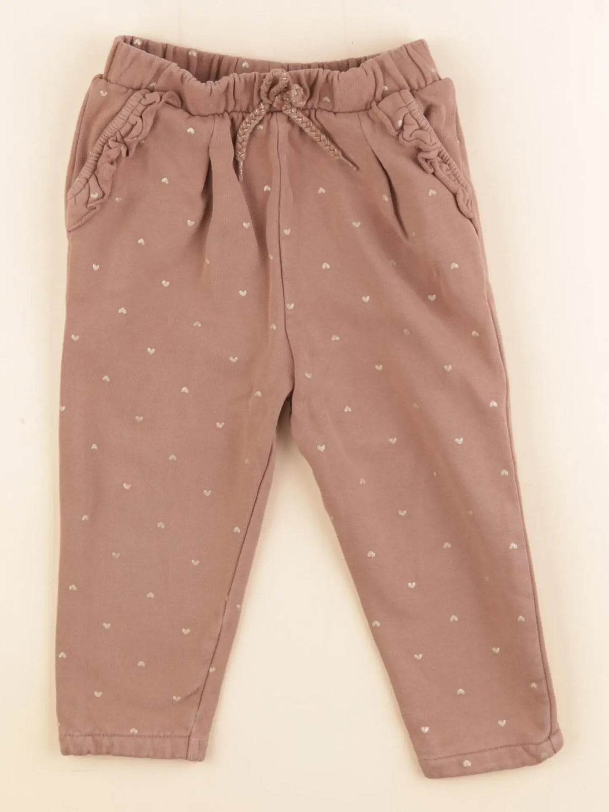 Vertbaudet - jogging marron, or - 24 mois