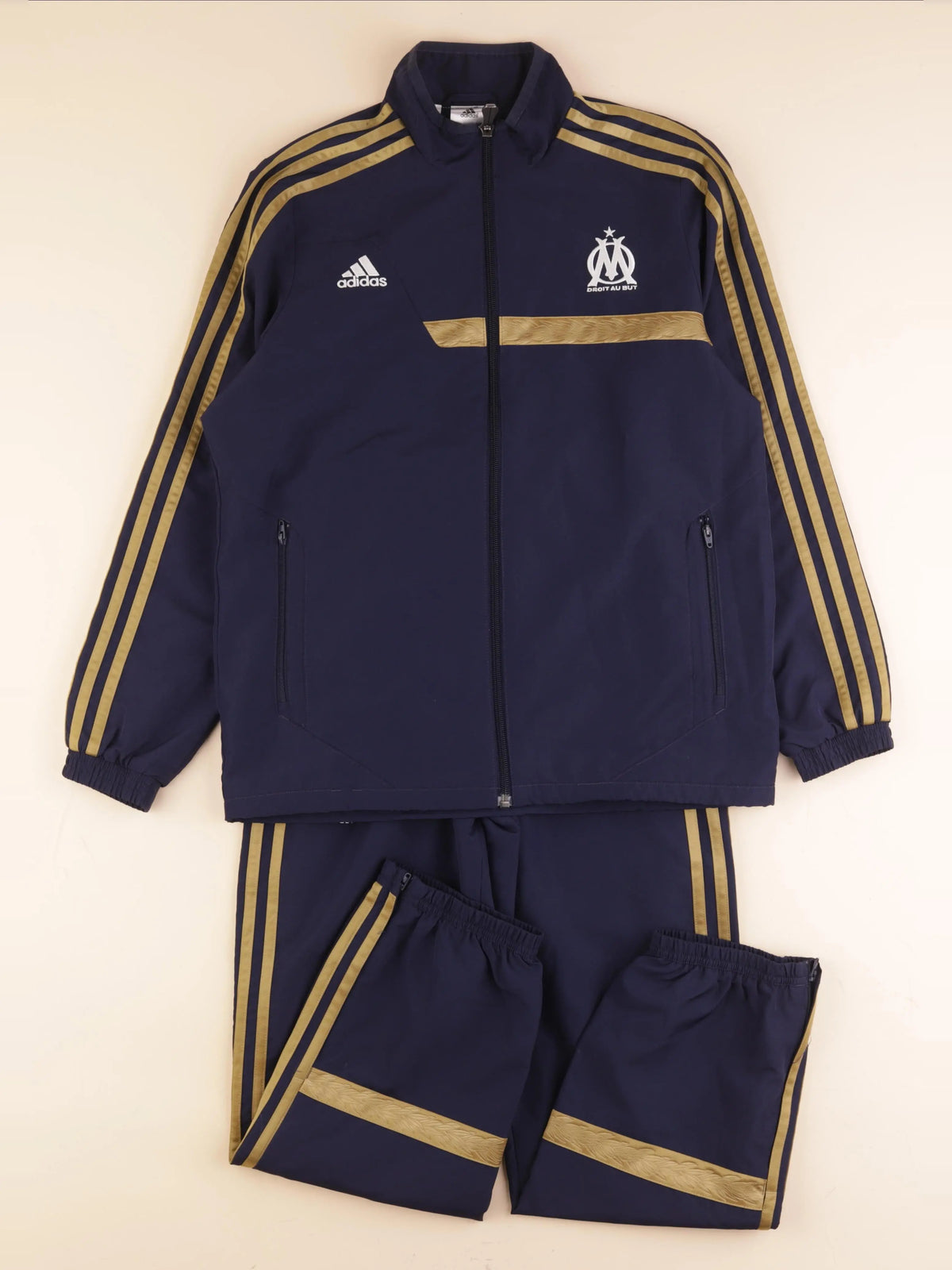 Adidas - ensemble bleu, or - 12 ans
