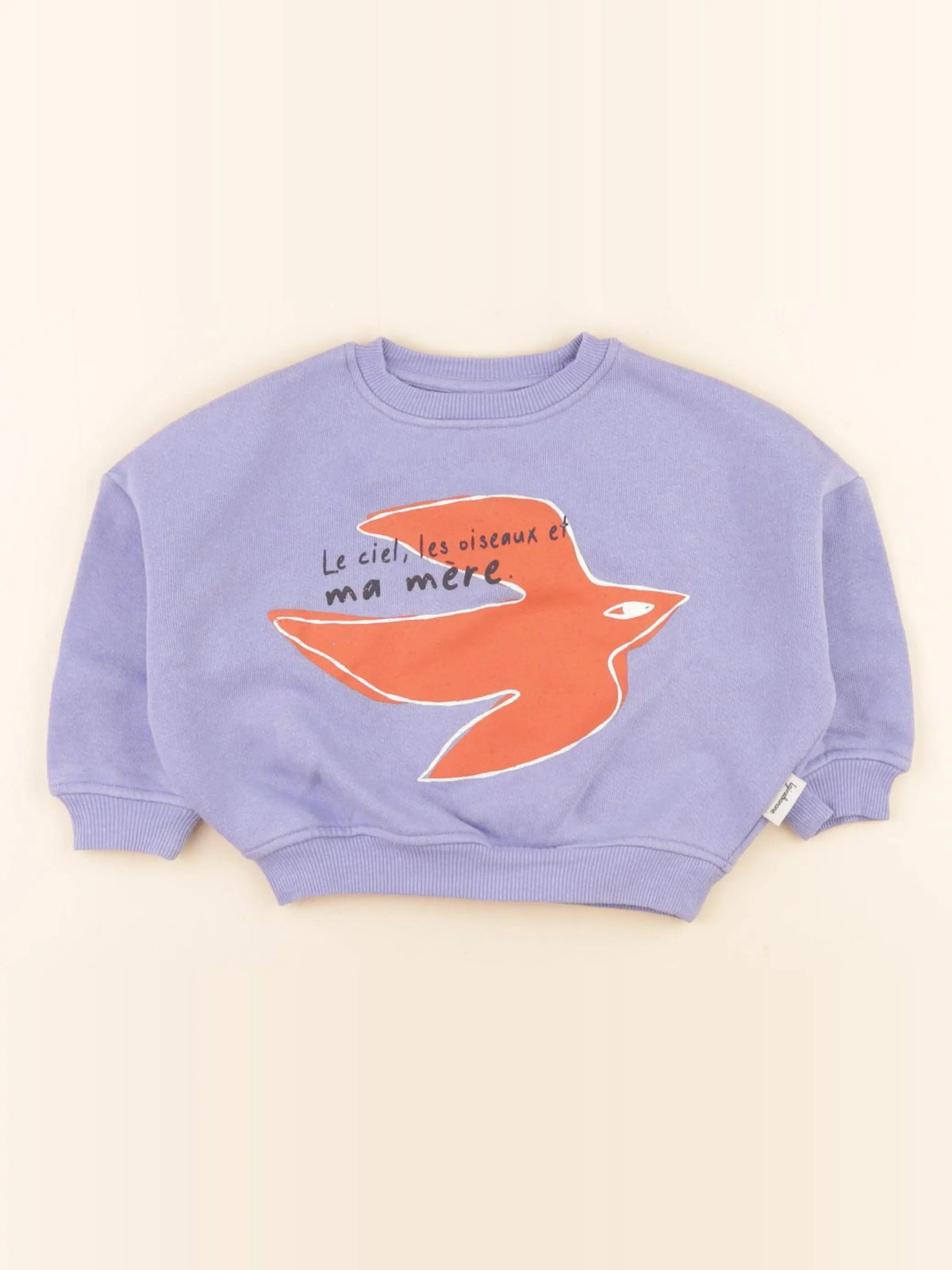 Tajine Banane - sweat violet - 1 an