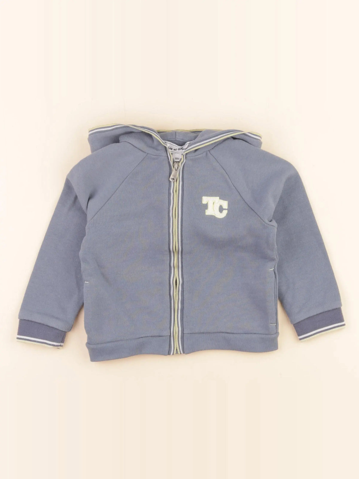 Tartine & Chocolat - sweat bleu - 18 mois