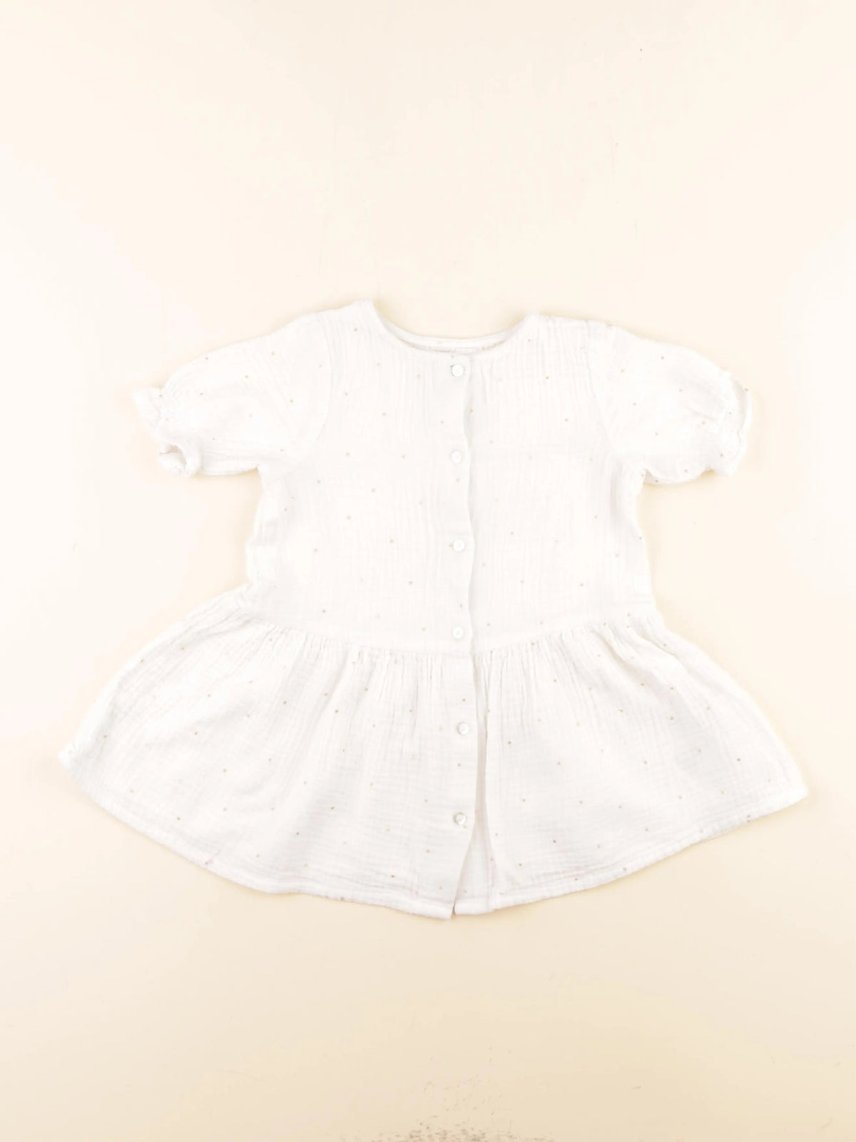 Vertbaudet - robe blanc - 3 ans