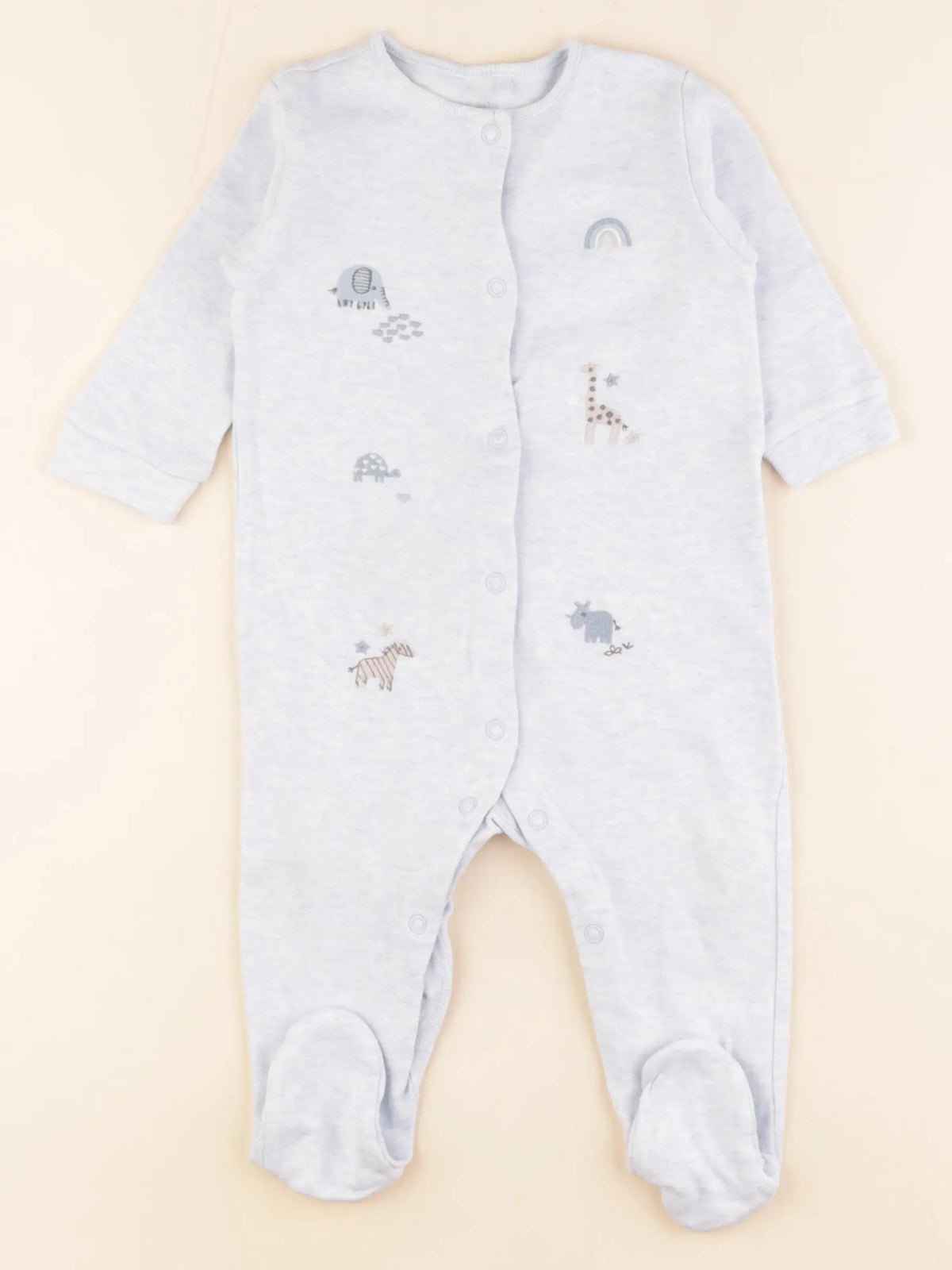 Next - pyjama coton bleu - 6/9 mois