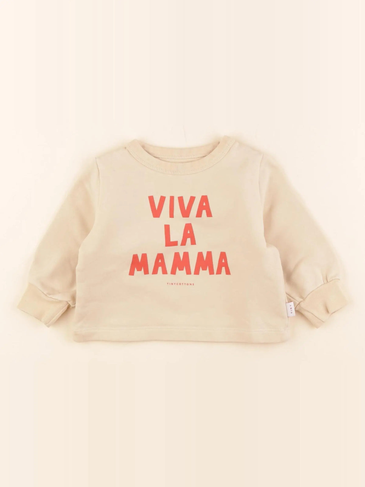 Tiny Cottons - sweat beige - 6 mois