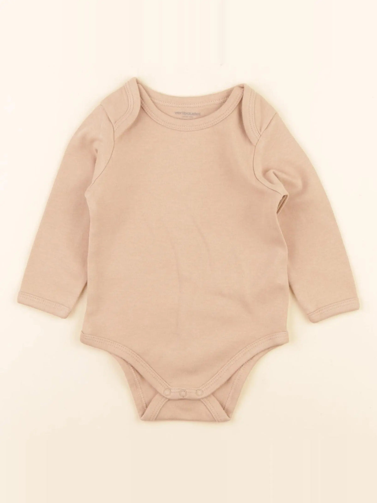 Vertbaudet - body marron - 12 mois