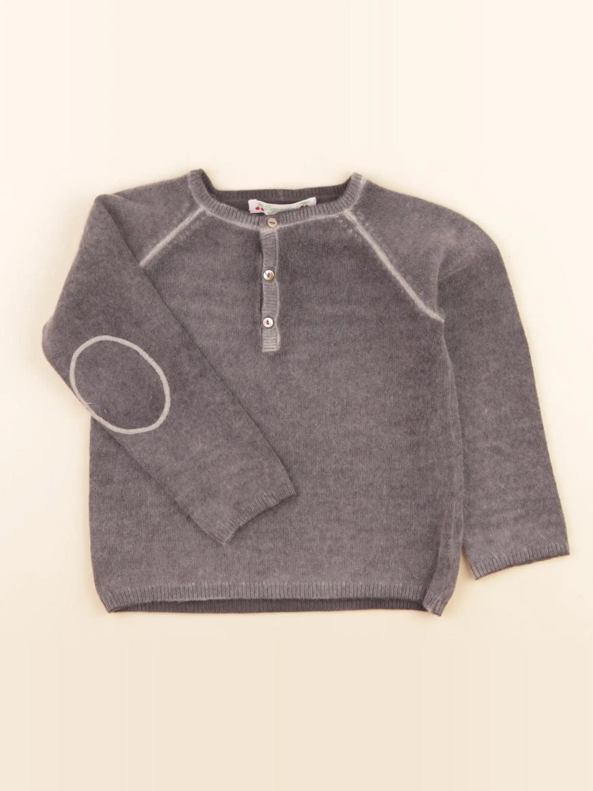 Bonpoint - pull gris - 2 ans