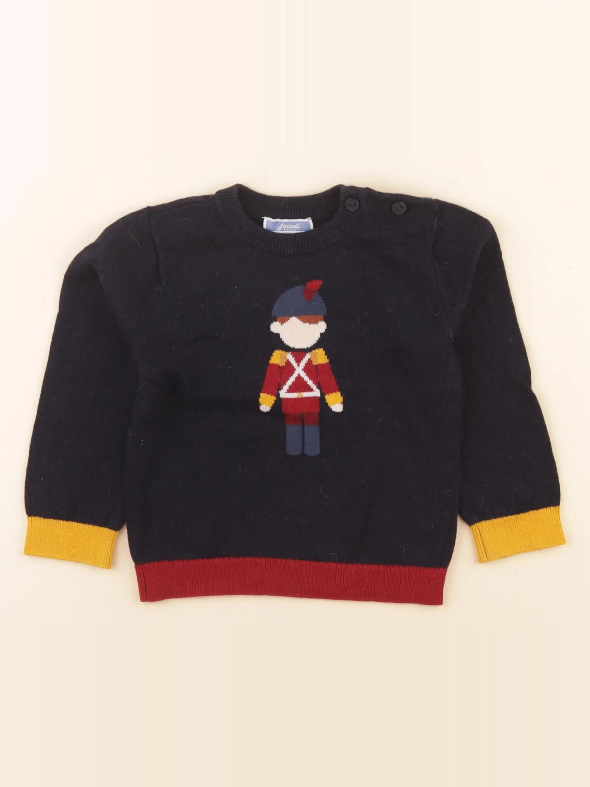 Jacadi - pull bleu - 24 mois